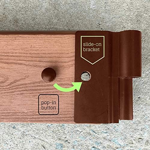 Composite wood square raised garden kit — photo 4