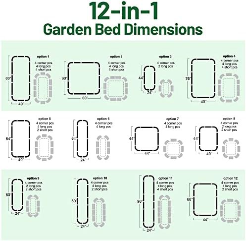 Tall grey modular galvanized garden bed — photo 5