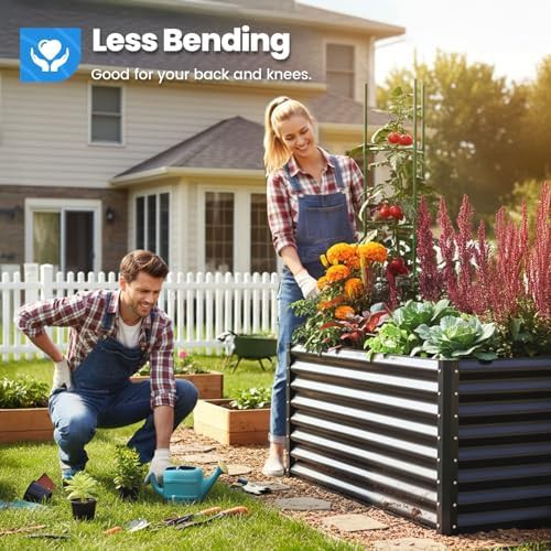 Tall Galvanized Steel Raised Garden Bed — photo 4