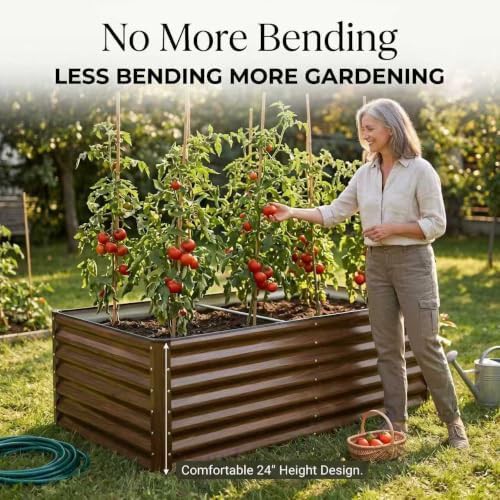 Large galvanized steel vegetable bed — photo 4