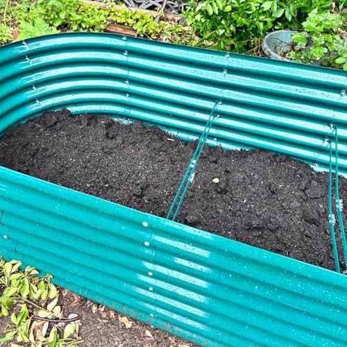 Deep root green metal garden bed 8x3 — photo 5