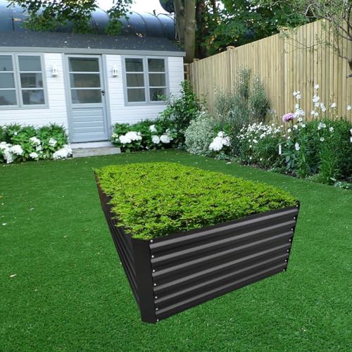 Six foot black galvanized garden box — photo 4
