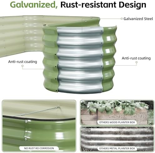 Six in one modular galvanized garden bed — photo 5