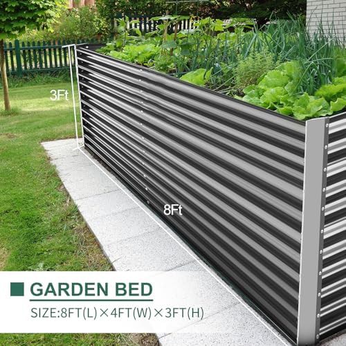 Grey rectangular extra deep garden bed — photo 4