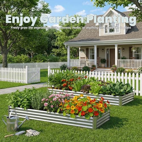 Galvanized six foot metal garden beds 2 pack — photo 3
