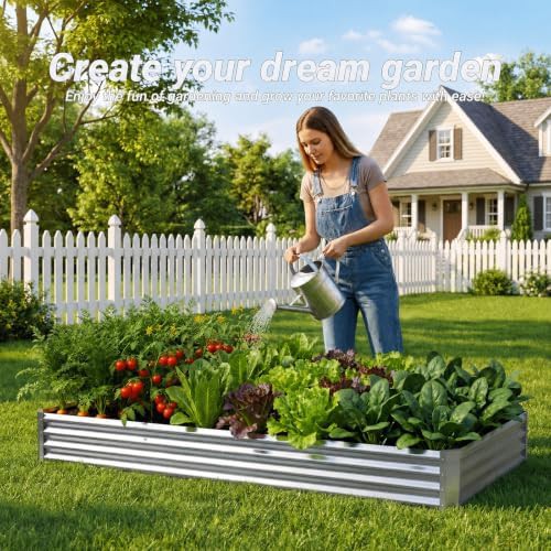 Galvanized six foot metal garden beds 2 pack — photo 4