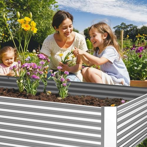 Three pack of galvanized steel garden beds — photo 4