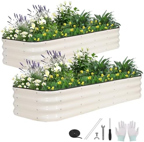 Four in one white modular bed two pack