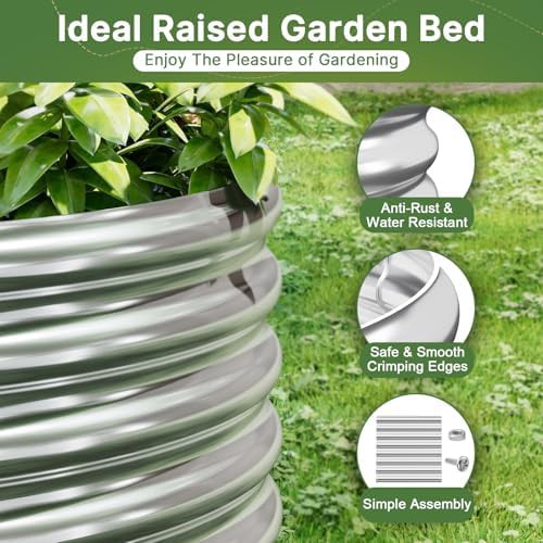 Two pack large rectangular galvanized beds — photo 4