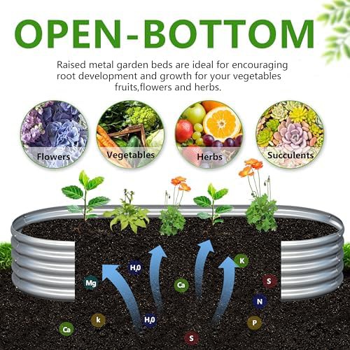 Two pack of galvanized metal garden beds — photo 3