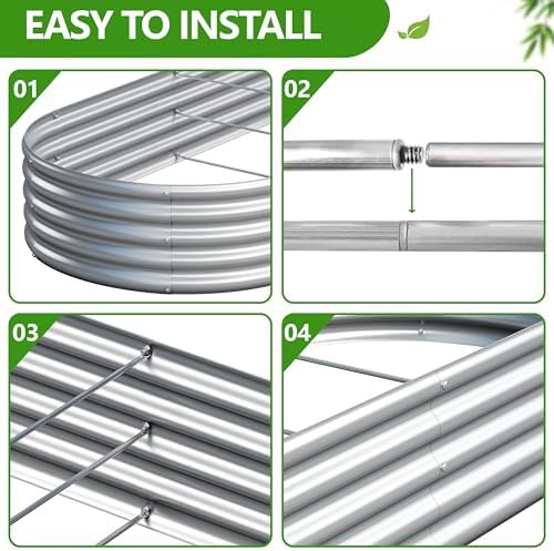 Two pack of galvanized metal garden beds — photo 5