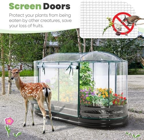 Low Profile Garden Bed with Greenhouse Cover — photo 4