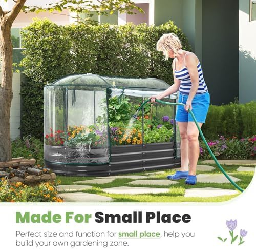 Low Profile Garden Bed with Greenhouse Cover — photo 5