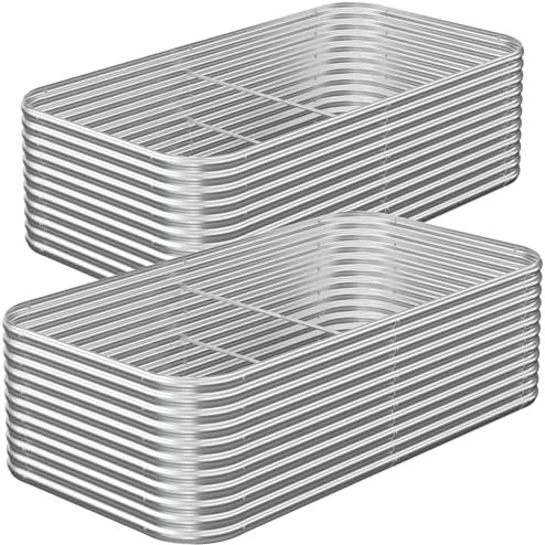 Two pack of eight by four steel beds