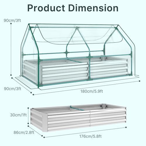 Galvanized Planter Box with Zippered Screen Windows — photo 3