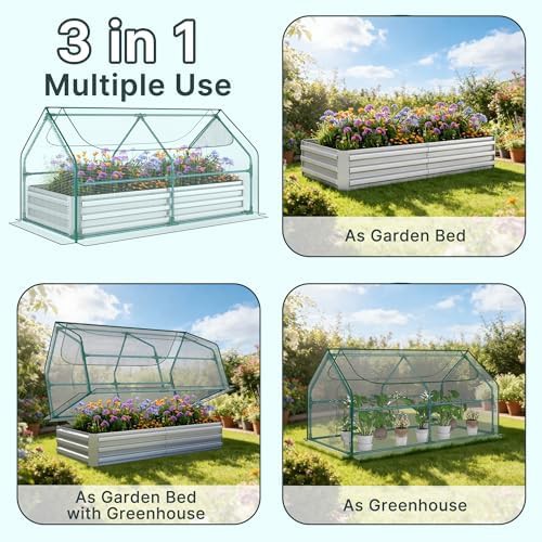 Galvanized Planter Box with Zippered Screen Windows — photo 4