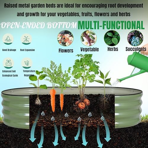 Modular black galvanized garden bed — photo 5