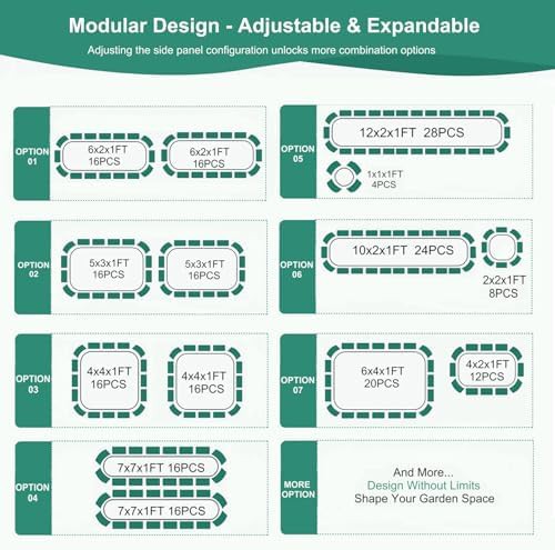 Four in one grey modular bed two pack — photo 3