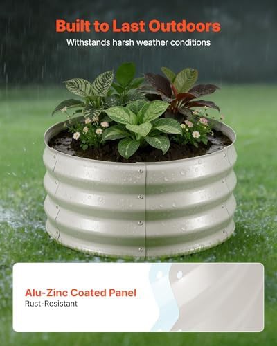 Round galvanized garden bed three pack — photo 5