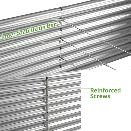 Two pack silver galvanized garden beds — photo 4