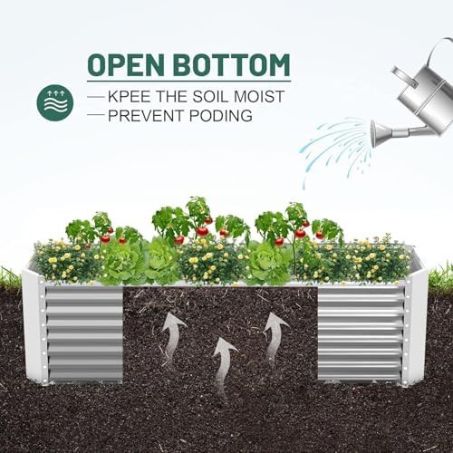 Two pack silver galvanized garden beds — photo 5
