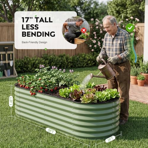 Two pack of modular green garden beds — photo 5