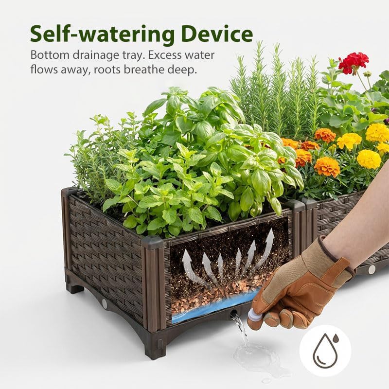 Rectangular vegetable garden bed for backyard use — photo 4