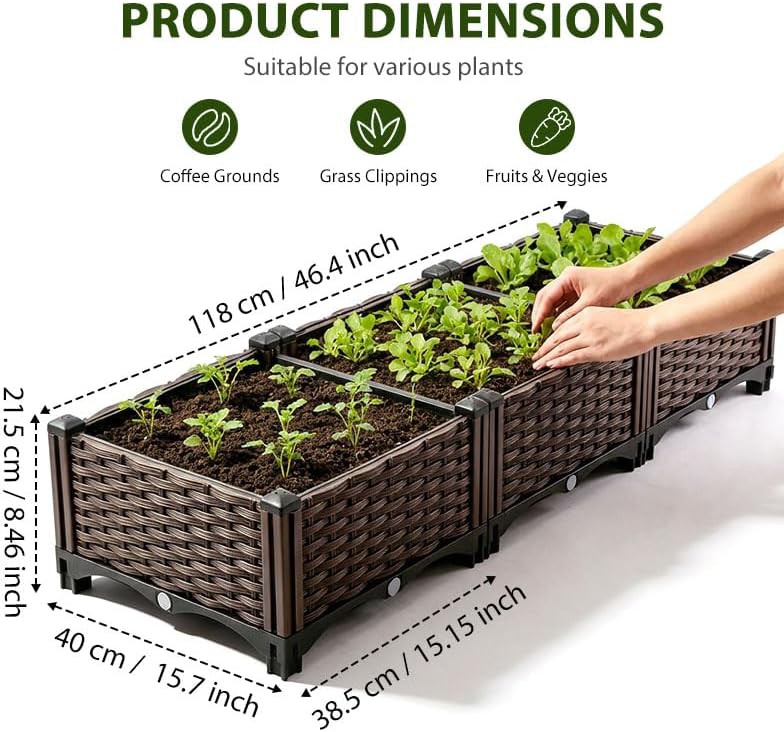 Rectangular vegetable garden bed for backyard use — photo 5