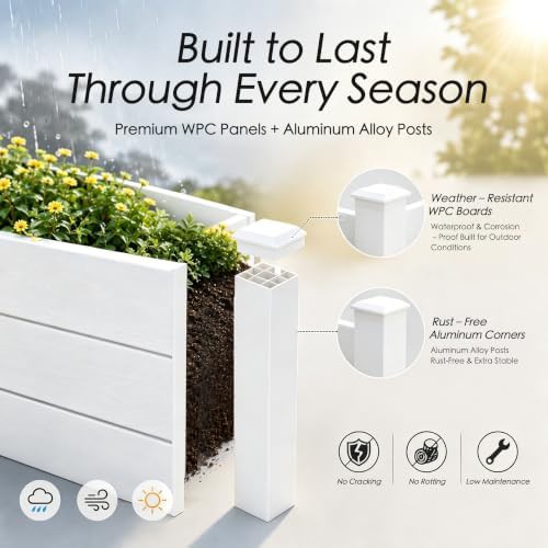 Long narrow outdoor garden bed kit — photo 4